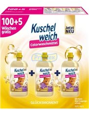 Kuschelweich Płyny do Płukania Glucksmoment Zestaw (3x 1,925 L) (105 prań) (DE)
