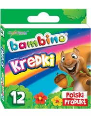Bambino Kredki z Glinki Kaolinowej (12 kolorów)