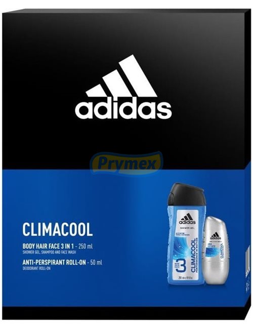 Adidas Zestaw dla Mężczyzn Climacool – Żel pod Prysznic 250 ml + Antyperspirant w Kulce 50 ml