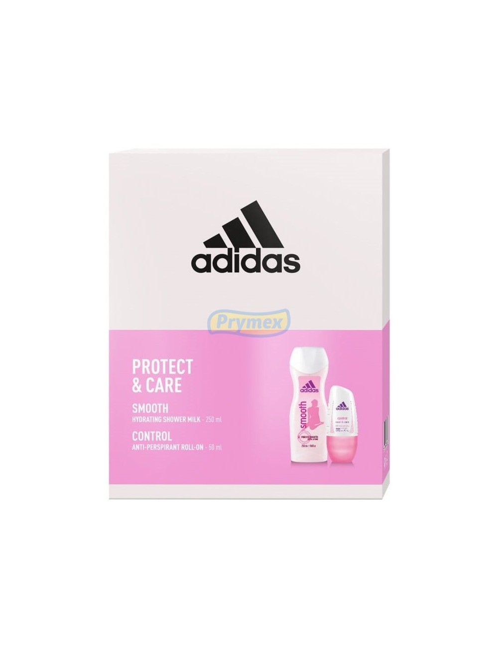 Adidas Zestaw dla Kobiet Protect & Care - Żel pod Prysznic 250 ml + Antyperspirant w Kulce 50 ml