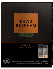 David Beckham Zestaw dla Mężczyzn Bold Instinct – Dezodorant Natural Spray 75 ml + Dezodorant Spray 150 ml