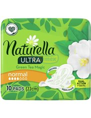 Naturella Podpaski Higieniczne Zapachowe Zielona Herbata Normal Ultra 10 szt