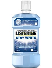 Listerine Płyn do Płukania Jamy Ustnej Stay White 500 ml