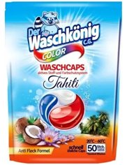 Waschkönig Kapsułki do Prania Tkanin Kolorowych Tahiti 50 szt (DE)
