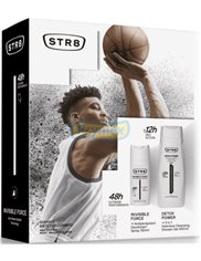 STR8 Zestaw dla Mężczyzn Invisible Force – Dezodorant Spray 150 ml + Żel pod Prysznic 400 ml