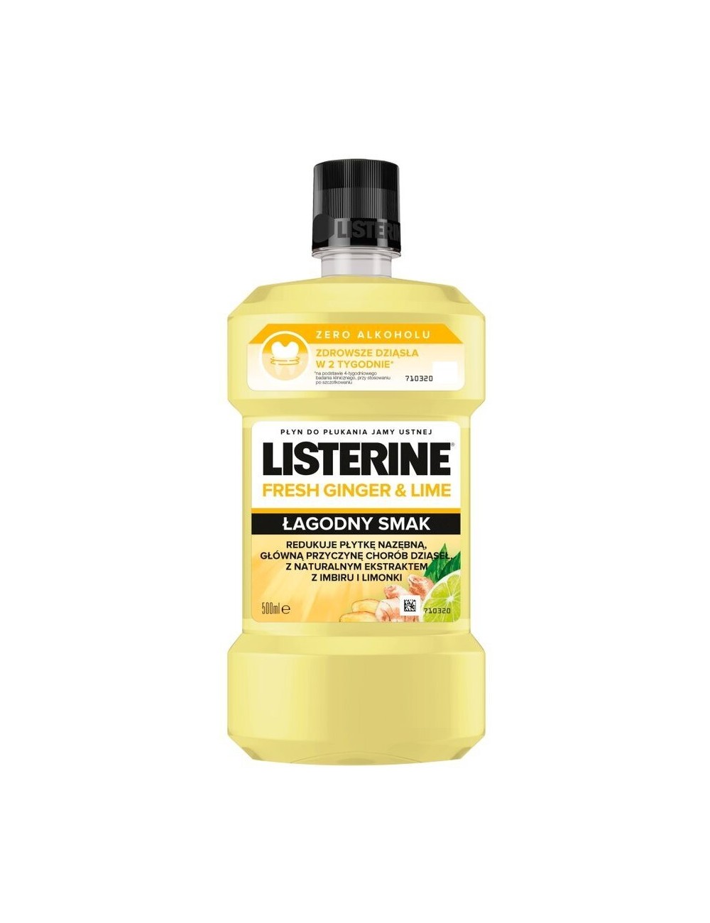 Listerine Płyn do Płukania Jamy Ustnej Imbir i Limonka 500 ml