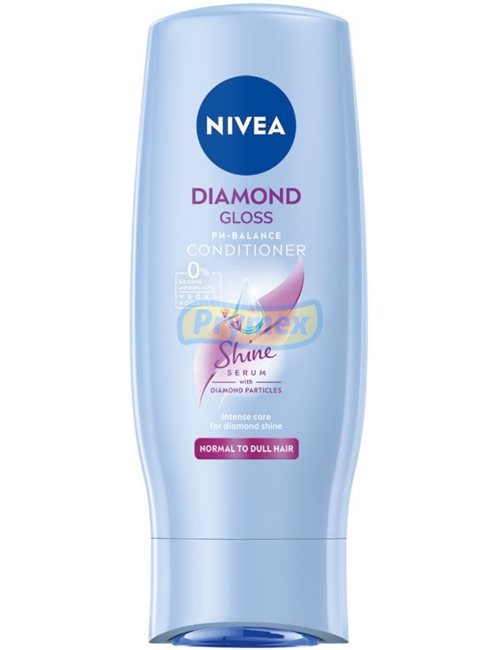 Nivea Diamond Gloss Care Odżywka Nadająca Blask do Włosów Matowych lub Normalnych 200 ml