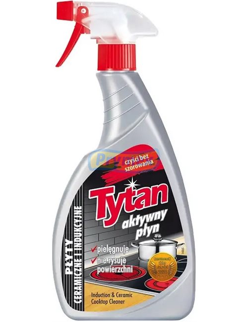 Tytan Aktywny Płyn Do Czyszczenia Płyt Ceramicznych Spray 500 g