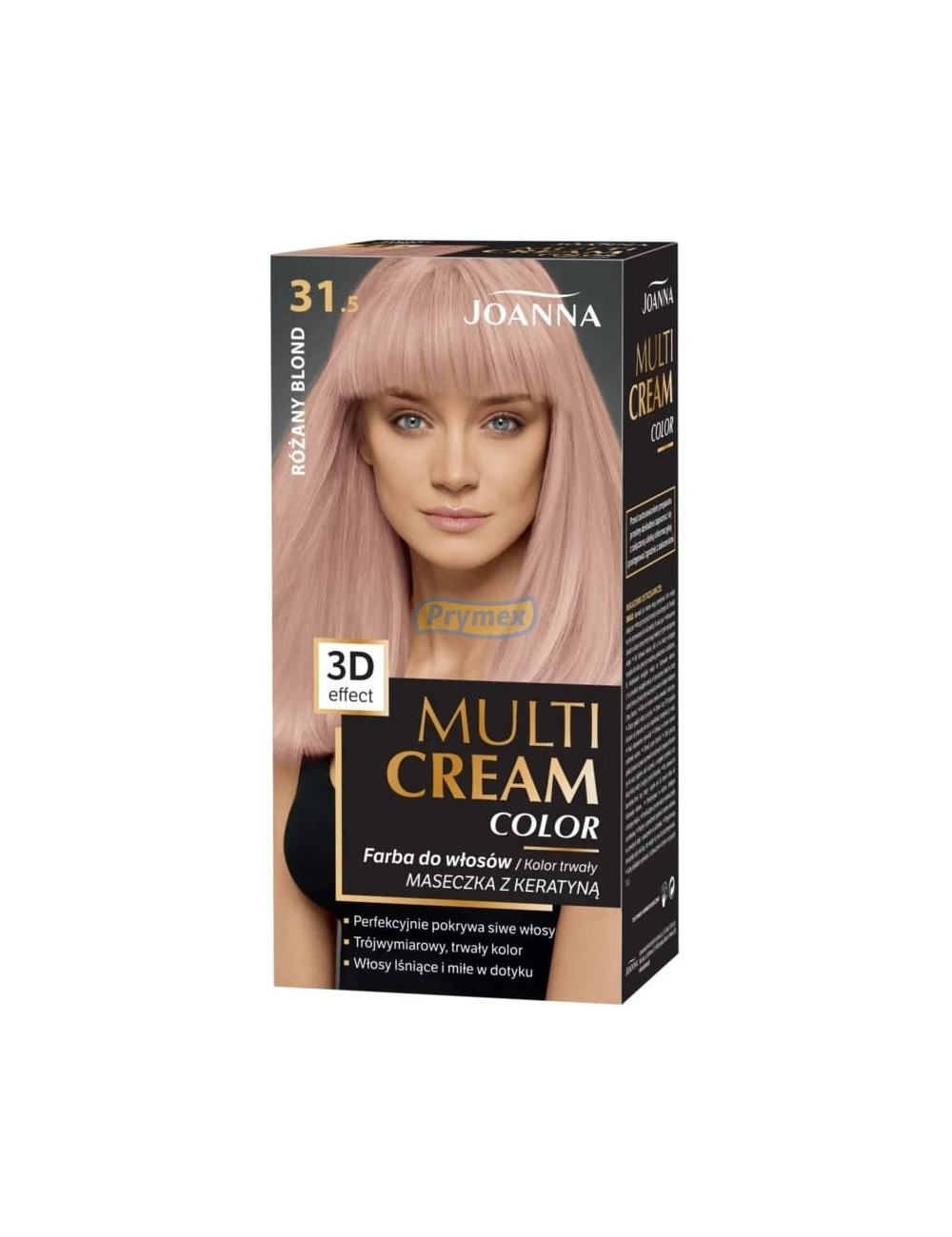 Joanna Farba do Włosów 31.5 Różany Blond Multi Cream Color 3D Effect 1 szt