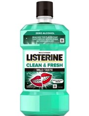 Listerine Płyn do Płukania Jamy Ustnej bez Alkoholu Clean & Fresh 500 ml