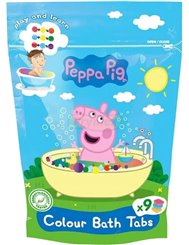 Świnka Peppa Pastylki do Kąpieli Barwiące dla Dzieci Owocowe (9x 16 g)