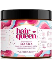 Hair Queen Maska do Włosów Średnioporowatych Ekspresowa Emolientowa 400 ml