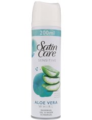 Gillette Satin Care Sensitive Skin Żel do Golenia dla Kobiet z Aloesem 200 ml