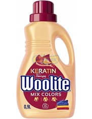 Woolite Płyn do Prania Tkanin Kolorowych z Keratyną 0,9 L (15 prań)