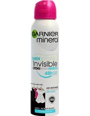 Garnier Antyperspirant dla Kobiet Invisible Black Mineral 150 ml