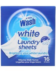 At Home Wash Chusteczki do Prania Wybielające 16 szt (UK)
