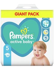 Pampers Pieluchy Jednorazowe dla Dzieci Rozmiar 5 (11- 16 kg) Active Baby 64 szt