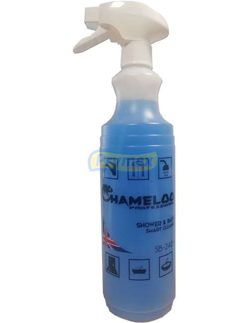 Chameloo Preparat do Czyszczenia Kabin Prysznicowych i Powierzchni Zmywalnych w Łazience SB-242 Professional 1 L (UK)