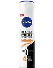 Nivea Antyperspirant Spray dla Kobiet Black & White Invisible Ultimate Impact 150 ml