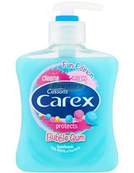 Carex Kids Bubble Gum 250ml – antybakteryjne mydło dla dzieci o słodkim zapachu gumy balonowej