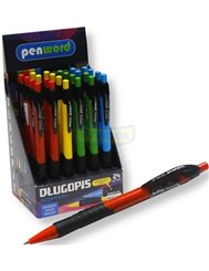 Długopis Automatyczny Niebieski Mix kolorów Penword 1 szt