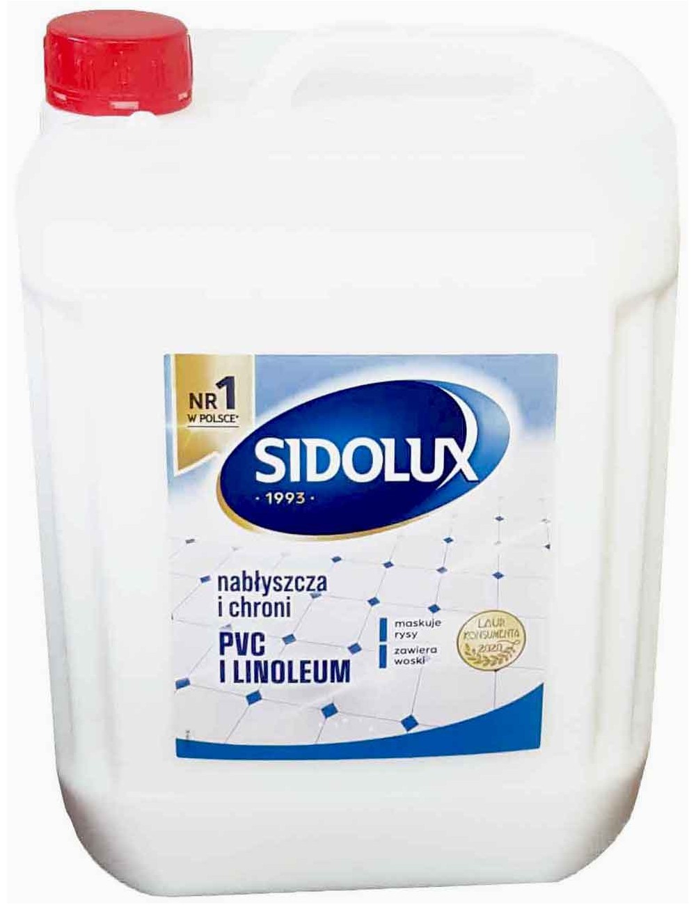 Sidolux 5L Pasta Samopołyskowa – pasta do nabłyszczania pvc i linoleum