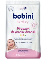 Bobini Baby Proszek do Prania Ubranek Niemowlęcych i Dziecięcych Hipoalergiczny Skoncentrowany Kolor 1,2 kg