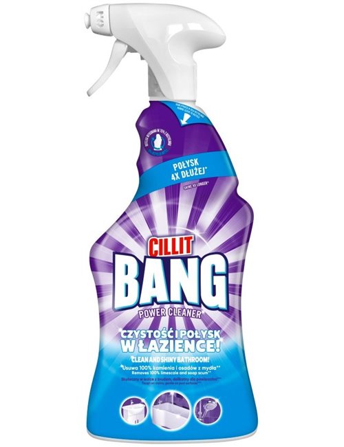 Cillit Bang Płyn do Czyszczenia Łazienki Spray Czystość i Połysk 750 ml