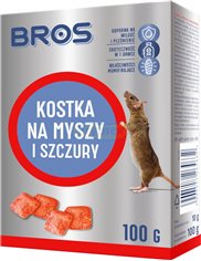 Bros Kostka na Myszy i Szczury 100 g