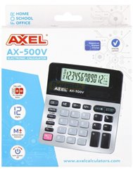 Kalkulator Elektroniczny 12-Cyfrowy AX-500V Axel 1 szt