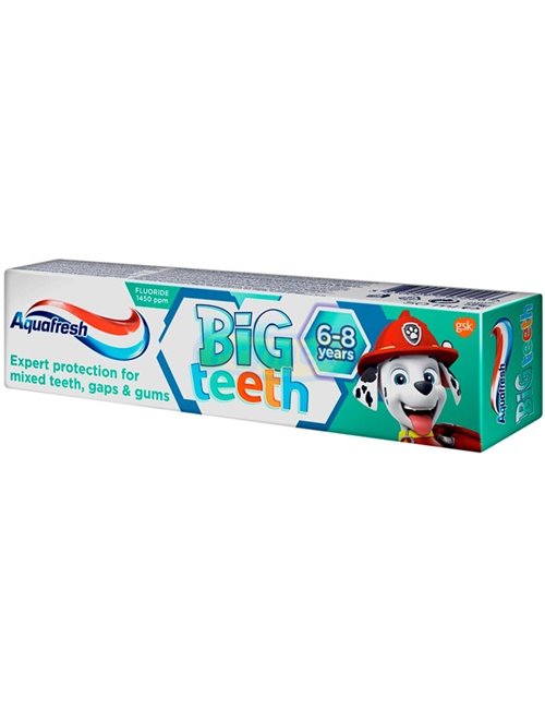 Aquafresh Pasta do Zębów dla Dzieci z Fluorkiem (6-8 lat) 50 ml