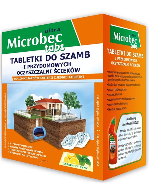 Microbeck Tabletki do Szamb i Przydomowych Oczyszczalni Ścieków