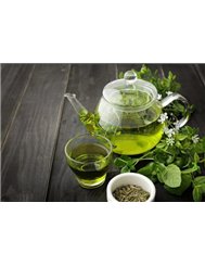 Świeca Zapachowa w Szkle Trójkolorowa SNK80-83 Zielona Herbata 1 szt