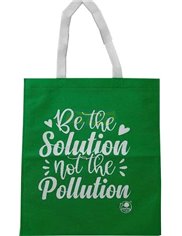 Torba Ekologiczna z Polipropylenu Nietkanego Be The Solution Not The Pollution (36×41 cm) 1 szt