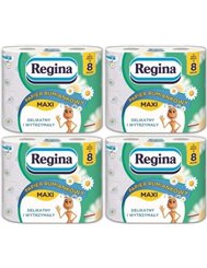Regina Papier Toaletowy Rumiankowy 3-warstwowy Celuloza Maxi (4 opakowania x 4 rolki)