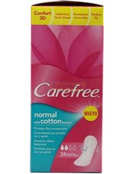 Carefree Wkładki Higieniczne Cotton 20 szt