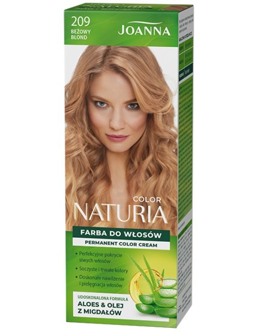 Joanna Farba do Włosów 209 Beżowy Blond Naturia Color 1 szt