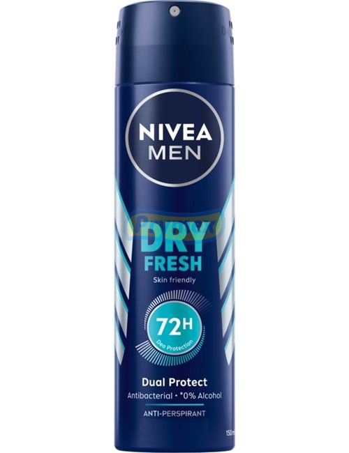 Nivea Antyperspirant Spray dla Mężczyzn Antybakteryjny Dry Fresh 150 ml