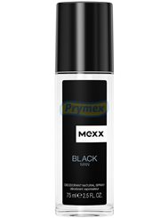 Mexx Dezodorant Naturalny Spray dla Mężczyzn Black 75 ml