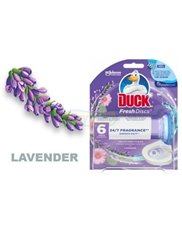 Duck Krążki Żelowe do Toalety Lavender Fresh Discs 36 ml (uchwyt + 6 krążków)