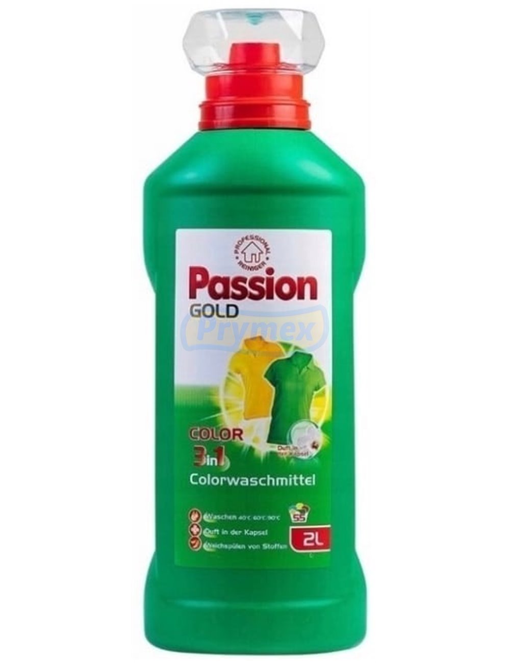 Passion Gold Żel do Prania Tkanin Kolorowych (55 prań) 2 L