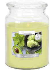 Świeca Zapachowa w Szkle z Wieczkiem Garden Mint Avocado 1 szt