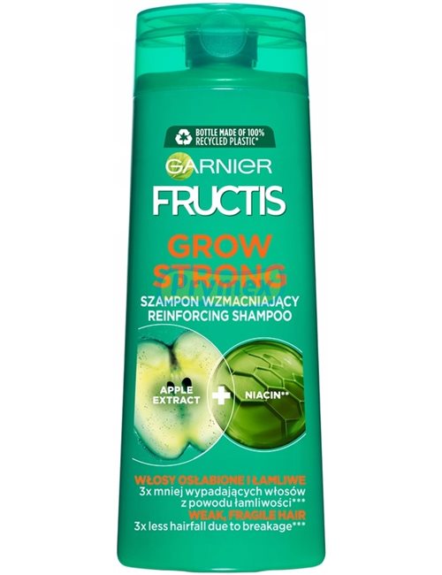 Fructis Grow Strong Szampon Wzmacniający Przeciw Wypadaniu do Włosów Osłabionych 400 ml