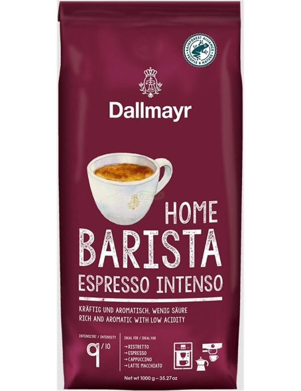 Dallmayr Kawa Ziarnista Home Barista Espresso Intenso 1 kg (DE)