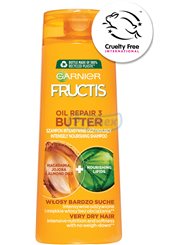 Fructis Szampon do Włosów Bardzo Suchych Intensywnie Odżywiający Oil Repair 3 Butter 400 ml