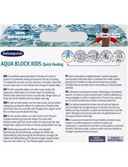 Plastry dla Dzieci Hipoalergiczne Wodoodporne Aqua Block (2 rozmiary) Salvequick 12 szt