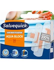 Plastry Wodoodporne Hipoalergiczne Aqua Block (4 rozmiary) Salvequick 16 szt