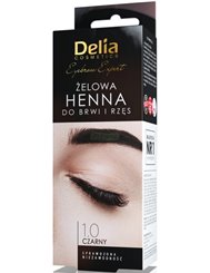 Delia Henna do Brwi i Rzęs Żelowa 1.0 Czarna 1 szt