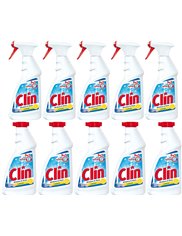Clin Windows & Glass Citrus  – środek do czyszczenia okien z alkoholem Zestaw ( 5 szt zapas 500 ml  + 5 szt spray 500 ml )