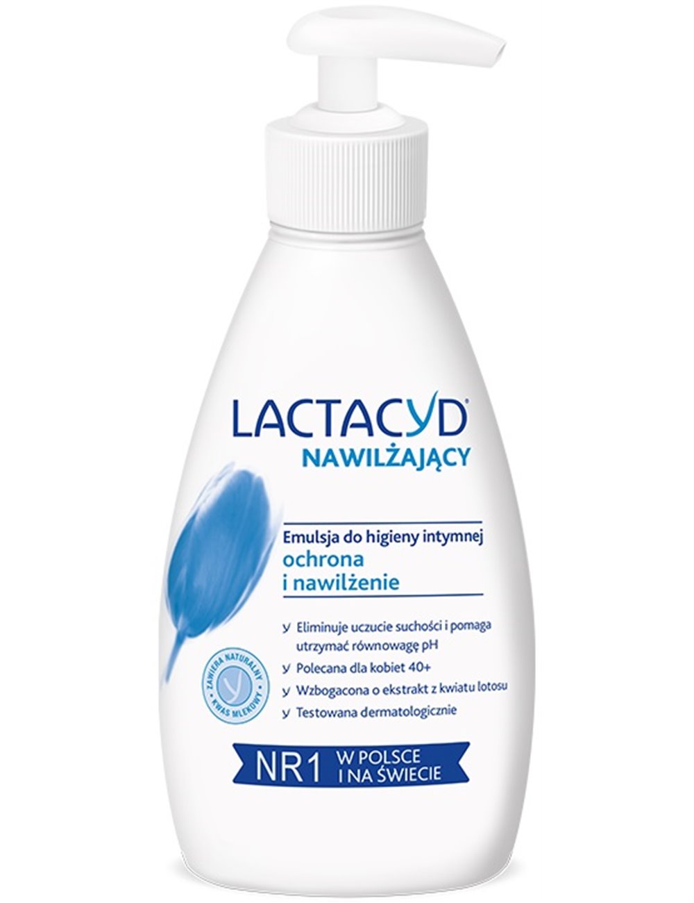 Lactacyd Emulsja do Higieny Intymnej dla Kobiet 40+ Nawilżająca z Pompką 200 ml